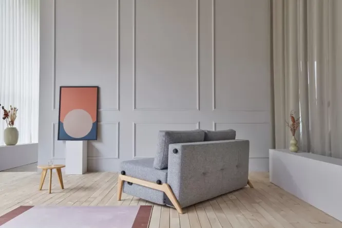 Sofa Rozkładana Cubed 160 Cm Dąb Twist Granite Innovation
