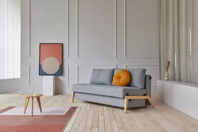 Sofa Rozkładana Cubed 160 Cm Dąb Twist Granite Innovation