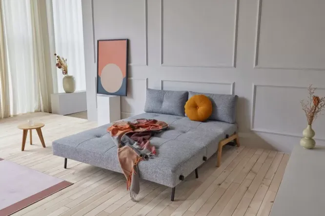 Sofa Rozkładana Cubed 160 Cm Dąb Twist Granite Innovation