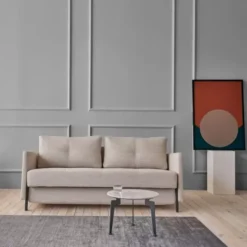Sofa Rozkładana Cubed Z Podł. 140 Cm Sand Grey Innovation