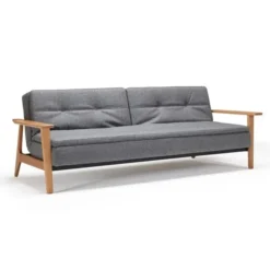 Sofa Rozkładana Dublexo Frej Twist Charcoal Innovation