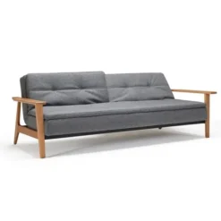 Sofa Rozkładana Dublexo Frej Twist Charcoal Innovation