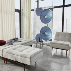 Sofa Rozkładana Dublexo Z Podł. Dance Natural Ciemne Drewno Innovation