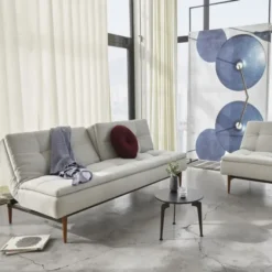 Sofa Rozkładana Dublexo Z Podł. Dance Natural Ciemne Drewno Innovation