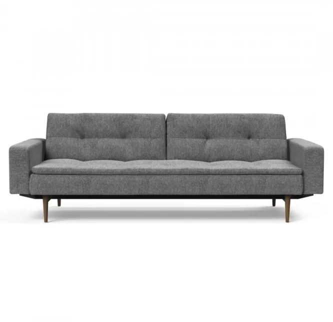 Sofa Rozkładana Dublexo Z Podł. Twist Charcoal Ciemne Drewno Innovation