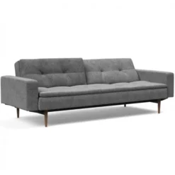 Sofa Rozkładana Dublexo Z Podł. Twist Charcoal Ciemne Drewno Innovation