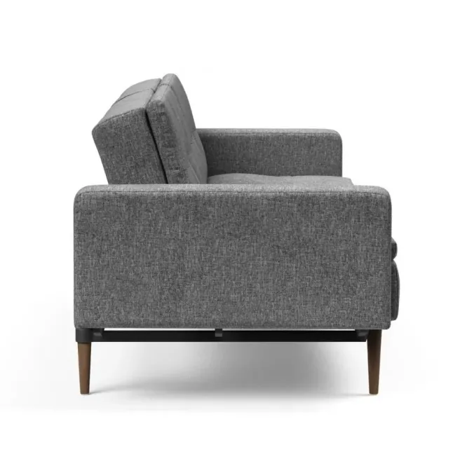 Sofa Rozkładana Dublexo Z Podł. Twist Charcoal Ciemne Drewno Innovation