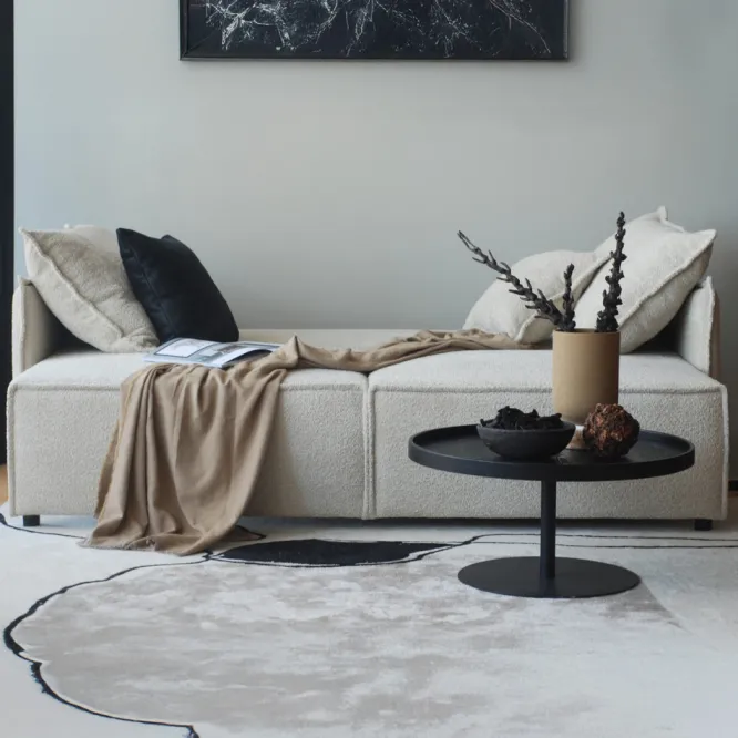 Sofa Rozkładana Fabien Beżowa Nordic Line