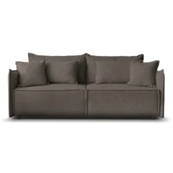 Sofa Rozkładana Fabien Brązowa Nordic Line