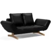 Sofa Rozkładana Ghia Dąb Faunal Black Innovation