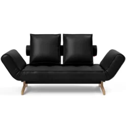 Sofa Rozkładana Ghia Dąb Faunal Black Innovation