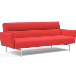 Sofa Rozkładana Jillis Z Podłokietnikami Elegance Red Innovation