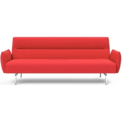 Sofa Rozkładana Jillis Z Podłokietnikami Elegance Red Innovation