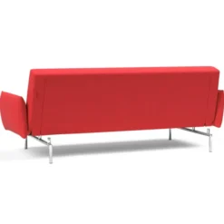 Sofa Rozkładana Jillis Z Podłokietnikami Elegance Red Innovation