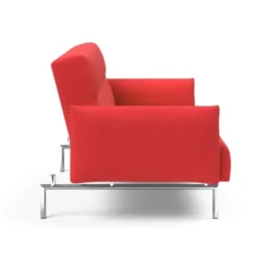 Sofa Rozkładana Jillis Z Podłokietnikami Elegance Red Innovation