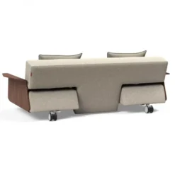Sofa Rozkładana Long Horn Z Podłokietnikami Boucle Beige Innovation