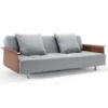 Sofa Rozkładana Long Horn Z Podłokietnikami Twist Granite Innovation