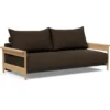 Sofa Rozkładana Malloy Wood Taura Chocco Innovation
