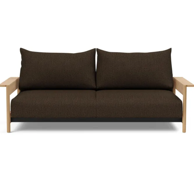 Sofa Rozkładana Malloy Wood Taura Chocco Innovation