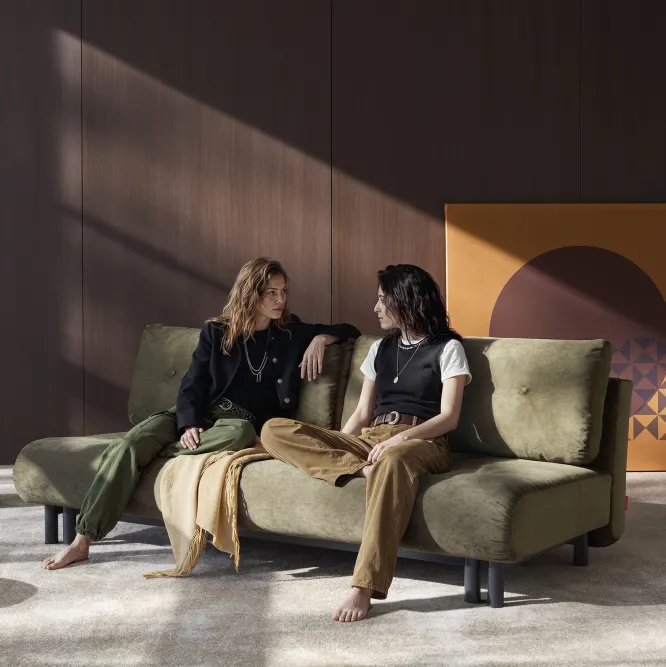 Sofa Rozkładana Nabli Cordufine Pine Green Innovation