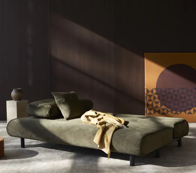 Sofa Rozkładana Nabli Cordufine Pine Green Innovation