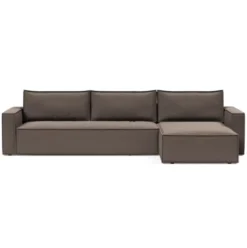 Sofa Rozkładana Newilla Lounger Boucle Taupe Innovation