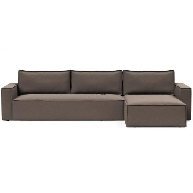 Sofa Rozkładana Newilla Lounger Boucle Taupe Innovation