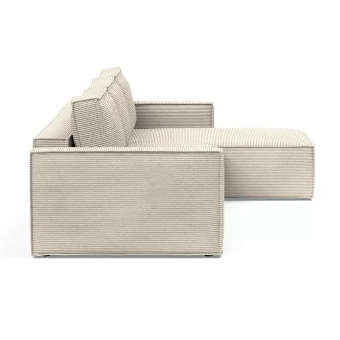 Sofa Rozkładana Newilla Lounger Corduroy Ivory Innovation