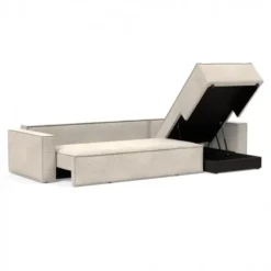 Sofa Rozkładana Newilla Lounger Corduroy Ivory Innovation