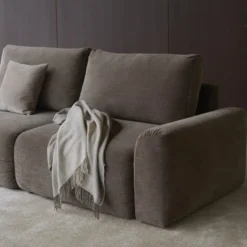 Sofa Rozkładana Norum Chunky Arms Esina Cedar Brown Innovation