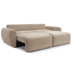 Sofa Rozkładana Norum Curve Arms Esina Mocha Innovation