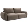 Sofa Rozkładana Norum Curve Arms Esina Cedar Brown Innovation