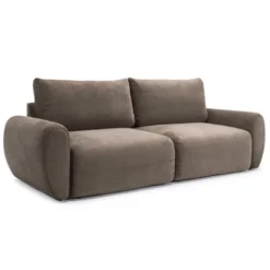 Sofa Rozkładana Norum Curve Arms Esina Cedar Brown Innovation