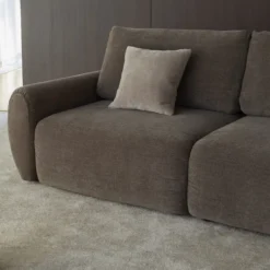 Sofa Rozkładana Norum Curve Arms Esina Cedar Brown Innovation