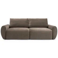 Sofa Rozkładana Norum Curve Arms Esina Cedar Brown Innovation