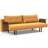Sofa Rozkładana Recast Z Podłokietnikiem Boucle Ochre Innovation
