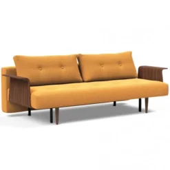 Sofa Rozkładana Recast Z Podłokietnikiem Boucle Ochre Innovation