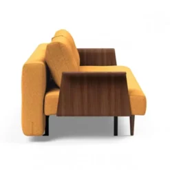 Sofa Rozkładana Recast Z Podłokietnikiem Boucle Ochre Innovation