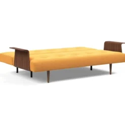 Sofa Rozkładana Recast Z Podłokietnikiem Boucle Ochre Innovation