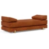 Sofa Rozkładana Sigmund Dąb Burnt Orange Innovation