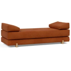 Sofa Rozkładana Sigmund Dąb Burnt Orange Innovation