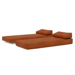 Sofa Rozkładana Sigmund Dąb Burnt Orange Innovation