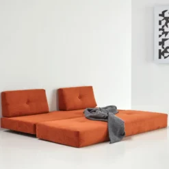 Sofa Rozkładana Sigmund Dąb Burnt Orange Innovation
