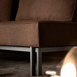 Sofa Rozkładana Sly Czarne Nogi Taura Cappuccino Innovation