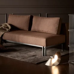 Sofa Rozkładana Sly Czarne Nogi Taura Cappuccino Innovation