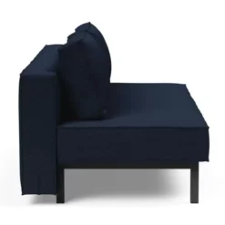 Sofa Rozkładana Sly Czarne Nogi Mixed Dance Blue Innovation