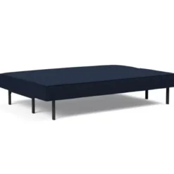 Sofa Rozkładana Sly Czarne Nogi Mixed Dance Blue Innovation