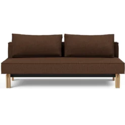 Sofa Rozkładana Sly Dębowe Nogi Taura Cappuccino Innovation