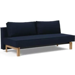 Sofa Rozkładana Sly Dębowe Nogi Mixed Dance Blue Innovation