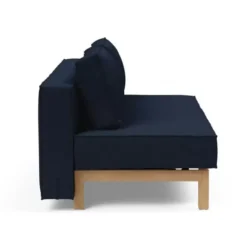 Sofa Rozkładana Sly Dębowe Nogi Mixed Dance Blue Innovation